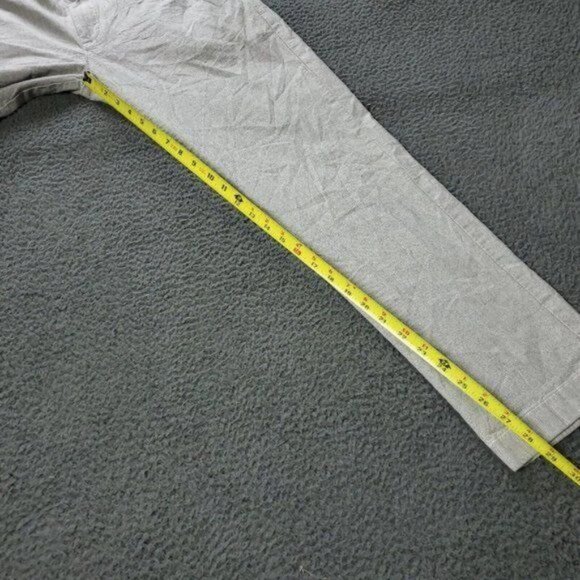 J Crew 484 Slim Stretch Pants Gray Mens Size 34x29 Measured - Picture 7 of 7
